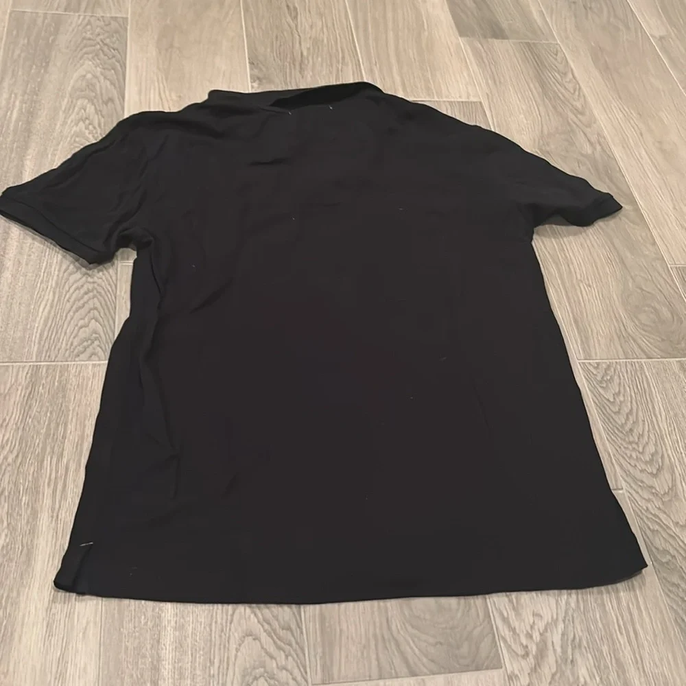 Banana Republic Mens Black Collard Shirt Size S